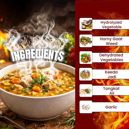 Cipzer Wild Horse Plus Mixed Vegetable Wellness Soup pack of 3 | Energy, Stamina & Daily Strength Support | Herbal & Vegetable Based Nutrition | 10g Sachet