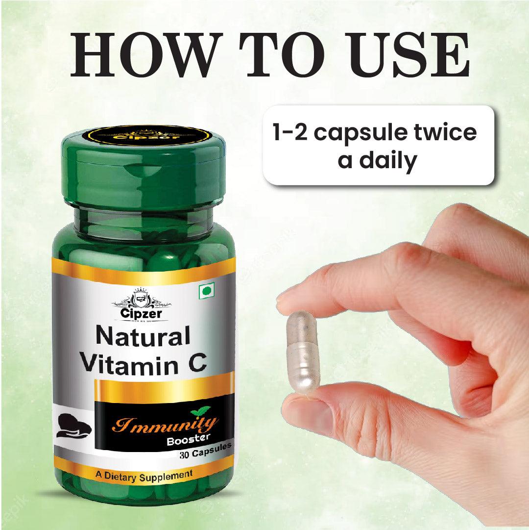 Natural Vitamin-C Capsule 30'sNatural Vitamin-