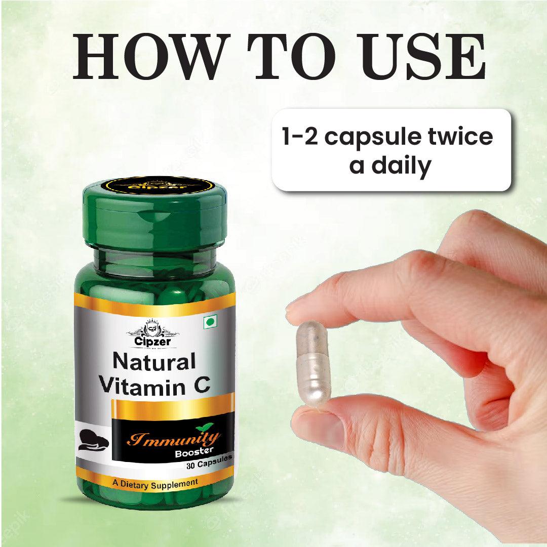 Natural Vitamin-C Capsule  60'sNatural Vitamin-