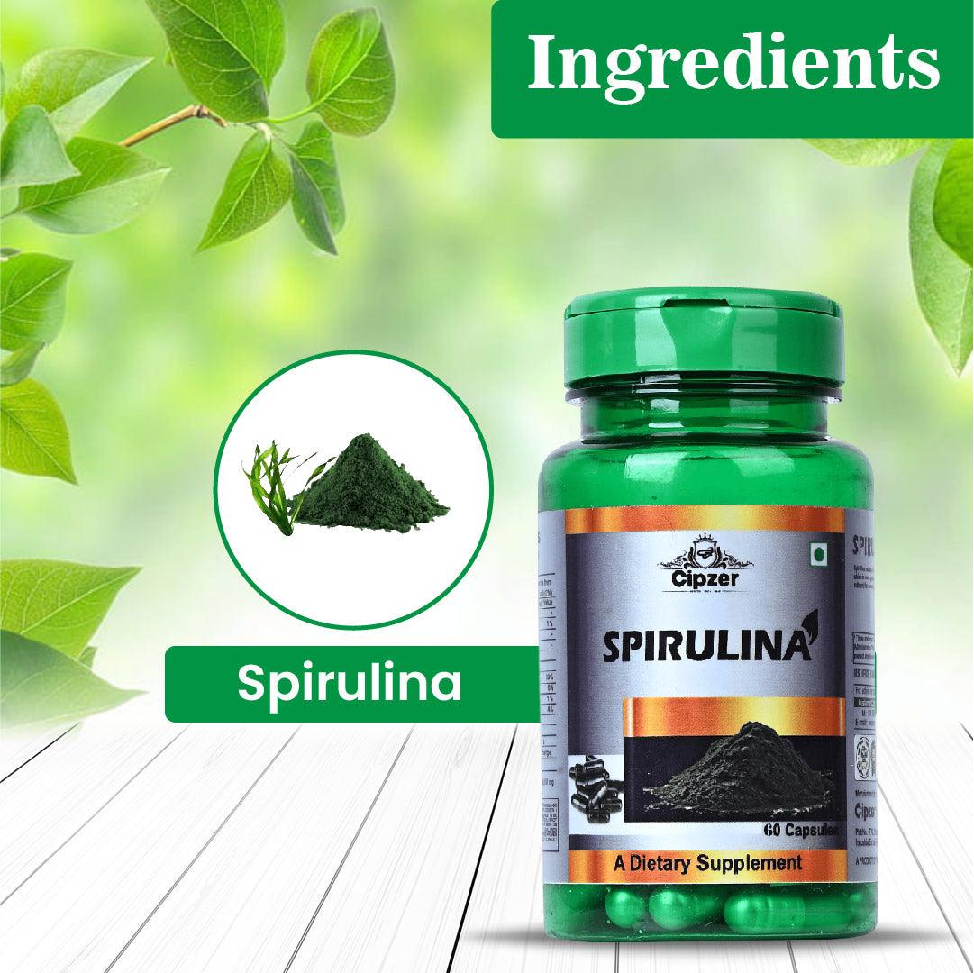 CIpzer Spirulina Capsule 60's