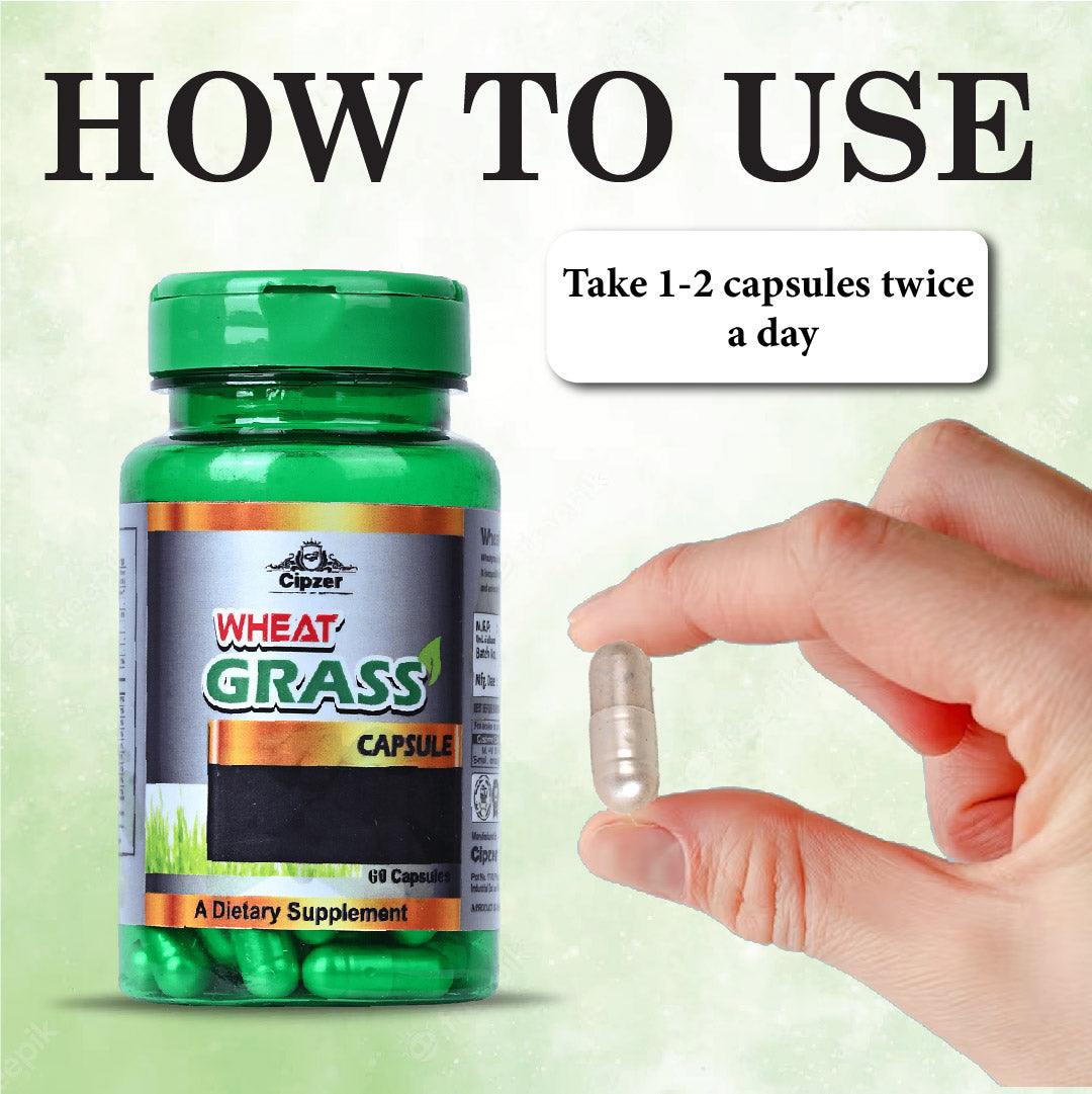 Cipzer Wheat Grass Capsule 60's